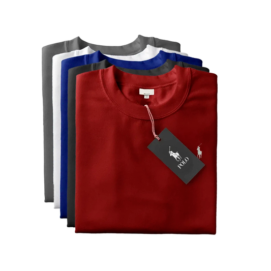 [KOOP 3, KRIJG 5] Kit 5 T-Shirt RL Essential