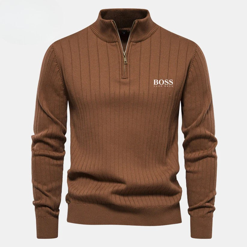 Reißverschluss-Pullover