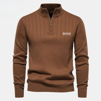 Reißverschluss-Pullover